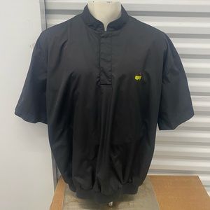 Masters Collection Augusta Black Pullover Windbreaker
